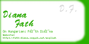 diana fath business card